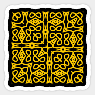 abstract pattern Sticker